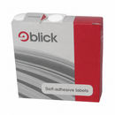 Blick Labels in Dispensers Round 19mm White (Pack of 1400)