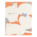 Midori Kimagure Easy & Cozy Letter Pad - Cat
