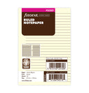 Filofax Cotton Cream Ruled Notepaper Refill
