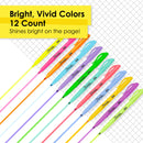 Sharpie Pocket Highlighters - Narrow Chisel (12 Pieces)