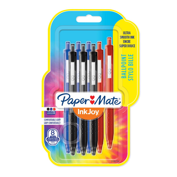 PaperMate InkJoy 300RT Ballpoint Pens - Assorted (8 Pack)