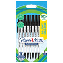 PaperMate Kilometrico Recycled Ballpoint Pen - Black (8 Pack)