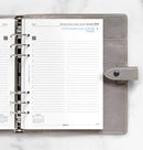 Filofax One Day On A Page Diary With Appts - A5 2025 Multilanguage