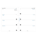 Filofax Week On Two Pages Diary Refill - A5 2025 English