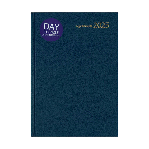 Letts Contract A5 Day To Page Appointments Diary 2025