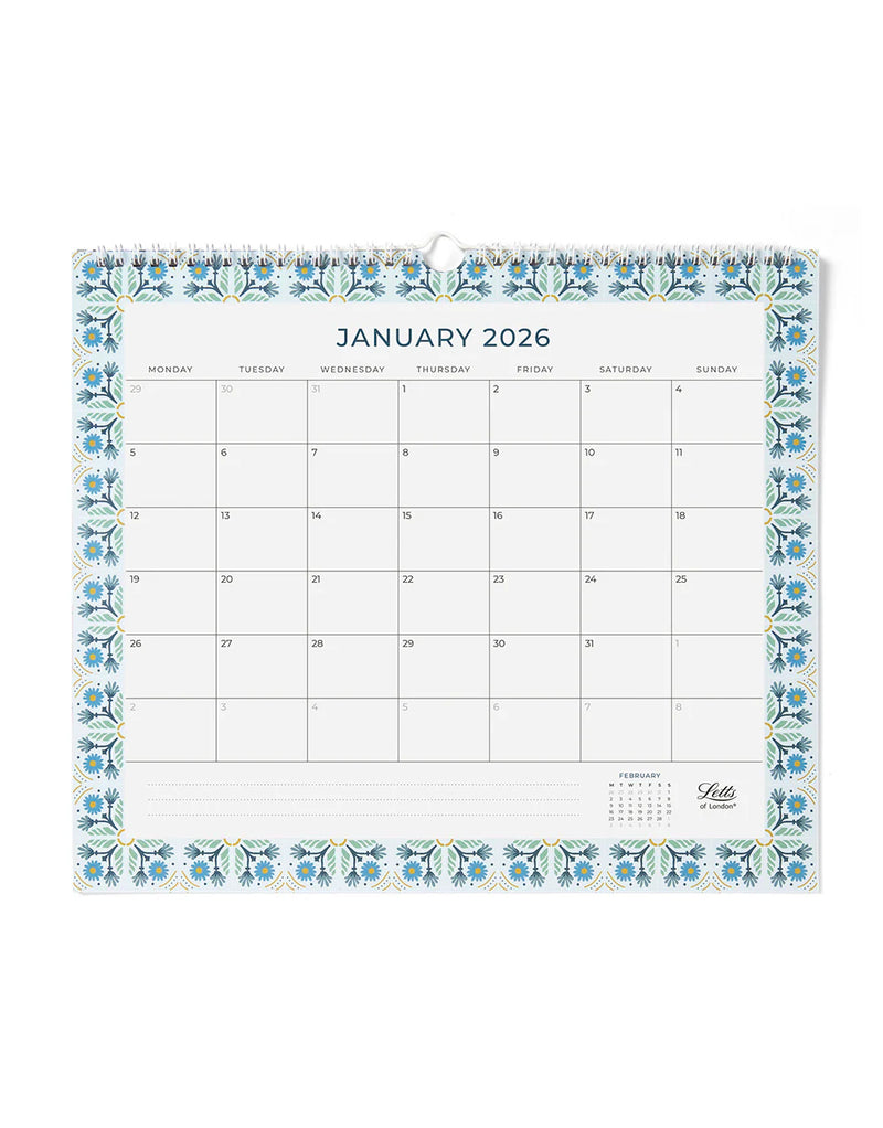Letts Morocco 2026 Wall Calendar