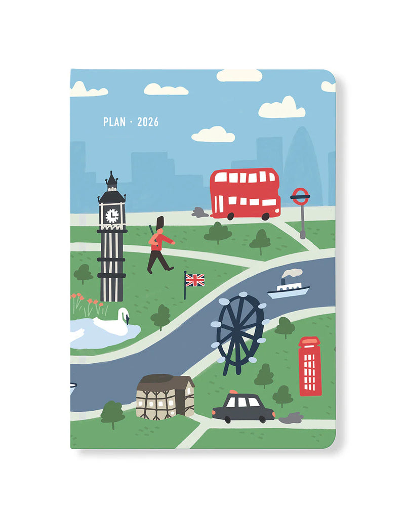 Letts Wanderlust A5 Week to View Diary 2026 - Multilanguage