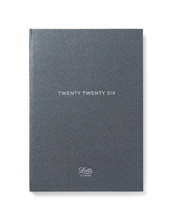 Letts Titanium A5 Week to View Diary 2026 - Multilanguage