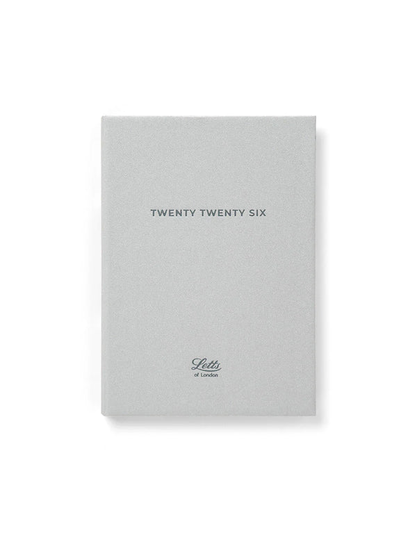 Letts Titanium A6 Week to View Diary 2026 - Multilanguage