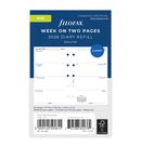 Filofax Week On Two Pages Diary Refill - Mini 2026 English