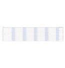 Filofax Horizontal Year Planner Refill - Pocket 2027 English