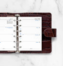 Filofax Week On Two Pages Academic Diary Refill - Pocket 2025-26 English