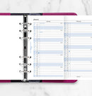 Filofax Vertical Year Planner Refill - Personal 2026 English