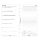 Filofax Week On One Page Diary With Notes Refill - Personal 2026 Multilanguage