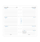Filofax Week On Two Pages Lined Diary Refill - Personal 2026 English