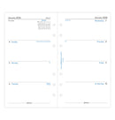 Filofax Week On Two Pages Sunday Start Diary - Personal 2026 English