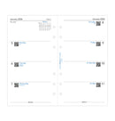 Filofax Week On Two Pages Diary Refill - Personal 2026 English