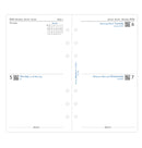 Filofax Two Days On One Page Diary Refill - Personal 2026 Multilanguage