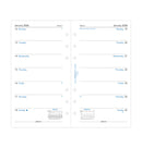 Filofax Week On One Page Diary Refill - Personal 2026 English