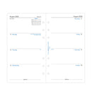 Filofax Week On Two Pages Academic Diary Refill - Personal 2025-26 English