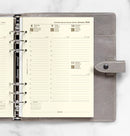 Filofax Week On Two Pages Cotton Cream Diary With Appts - A5 2026 Multilanguage