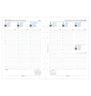 Filofax Week On Two Pages Diary With Appts - A5 2026 Multilanguage