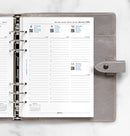 Filofax Week On Two Pages Diary With Appts - A5 2026 Multilanguage