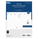 Filofax Week On Two Pages Diary With Appts - A5 2026 English