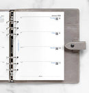 Filofax Week On Two Pages Diary Refill - A5 2026 English