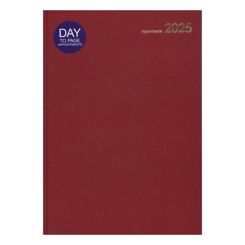 Letts Contract A4 Day To Page Appointments Diary 2026