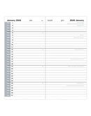 Letts Principal Slim Month to View Diary 2026 - English