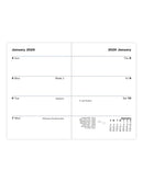 Letts Principal Mini Pocket Week to View Diary 2025 - Sunday Start - English