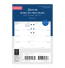 Filofax Week On Two Pages Diary - Pocket 2027 English