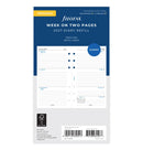 Filofax Week On Two Pages Lined Diary - Personal 2027 English