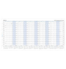 Filofax Horizontal Year Planner - A5 2027 English