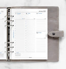 Filofax Week On Two Pages Diary With Appointments - A5 2027 English