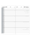 Letts Classic Slim Month to View Diary 2027 - English