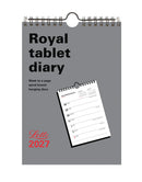 Letts Business Weekly Royal Tablet Wall Calendar 2027