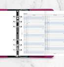 Filofax Vertical Year Planner - Personal 2028 English