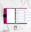 Filofax Vertical Year Planner - Personal 2028 English