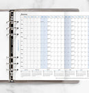 Filofax Horizontal Year Planner - A5 2028 English