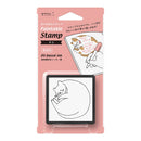 Midori Paintable Pre-inked Stamp - Cat
