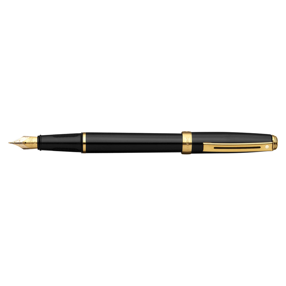 Bolígrafo Rollerball Sheaffer Prelude Gloss Black Con Detalles Gun Metal Tone PVD