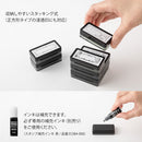 Midori Paintable Pre-inked Stamp (Half Size) - Keep Track of Time