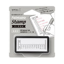 Midori Paintable Pre-inked Stamp (Half Size) - Vertical