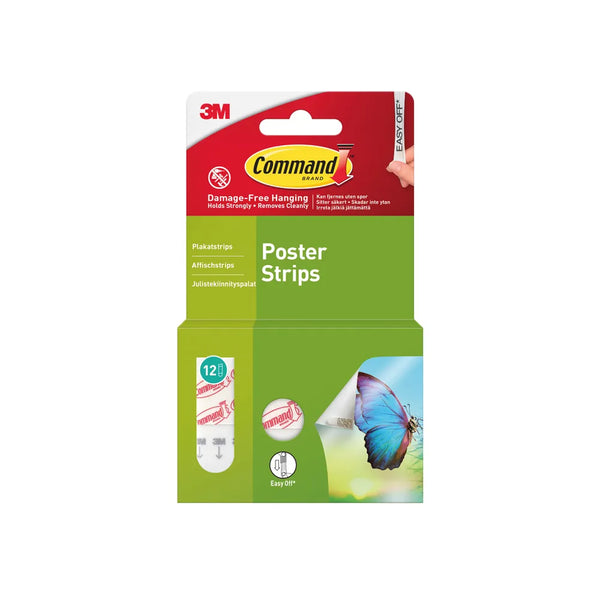 3M Command Poster Strips (Pack of 12) 7100336670