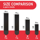 3M Command Picture Hanging Strips 4 Pairs Extra Large Black (Pack of 8)