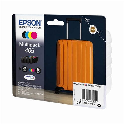 Epson 405 Ink Cartridge DURABrite Ultra Suitcase CMYK C13T05G64010