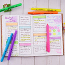 Writech W-805 Retractable Highlighters (6 Pieces)