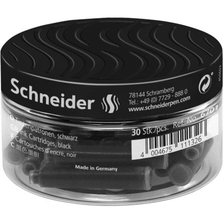 Schneider Container Of 30 Ink Cartridges Black